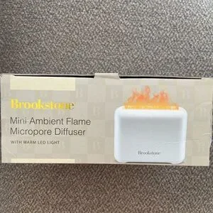 Brookstone | Other | Brookstone Mini Ambient Flame Micropore Diffuser ...